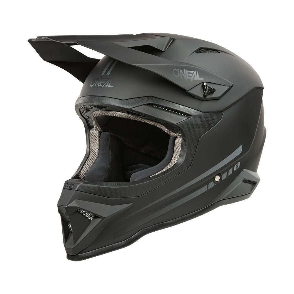 O'Neal 2025 Motocross Helmet 1SRS Solid Black